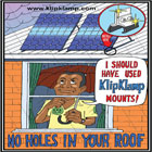 KlipKlamps are a revolutionary product designed to let you install roofing components with minimum damage to the roof. They are designed to fit KlipLok  style roofing systems.